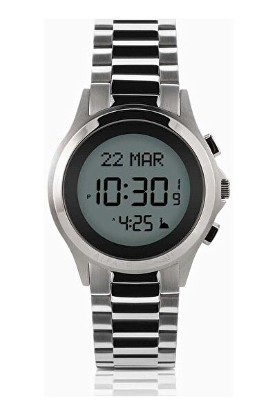 ALFAJR Al Salah Islamic Prayer Watch: Digital Quartz Stainless Steel Watch fo...