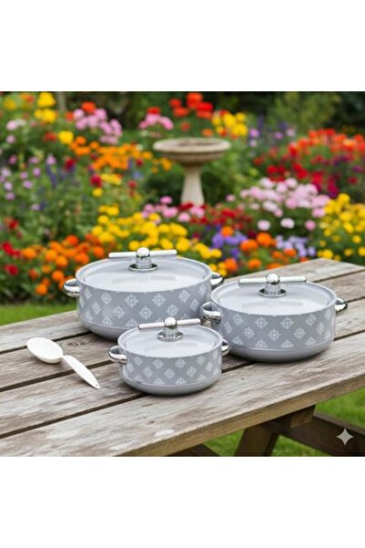 Generic Luxury food container set with silver engravings 1500-2000-2500