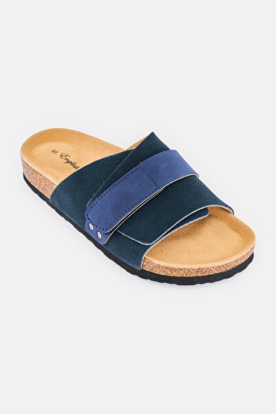 English Laundry Men Slip On Sandals, Navy