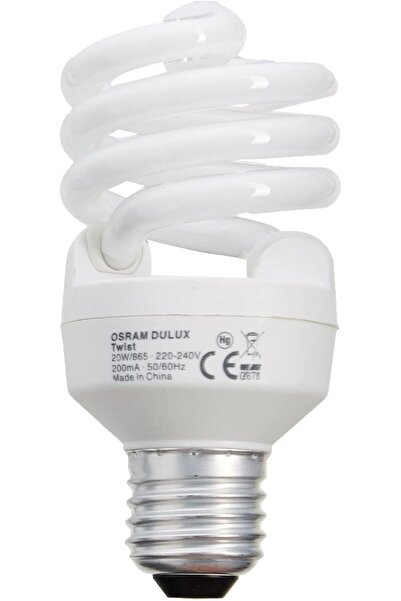 Osram Dulux Mini Twist E27 Fluorescent Bulb 20W 1300lm 865