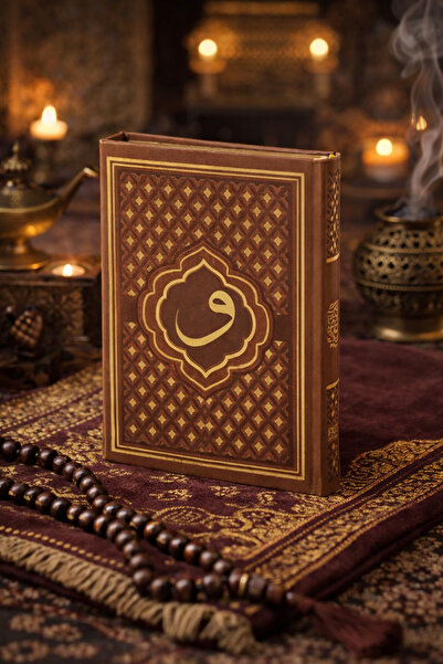 Fetih Yayınları Kuranı Kerim Diyanet Mühürlü Deri Cilt Kur’an-ı Kerim 17×24 c...