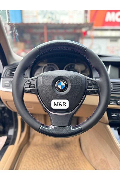 M&R OTO KILIF AKSESUAR BMW F10 Orijinal Parlak Kristal Karbon Deri Kaplama Di...