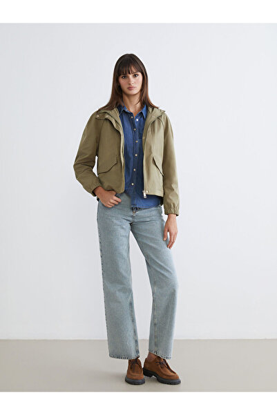 LC Waikiki Hooded Oversize Women's Raincoat