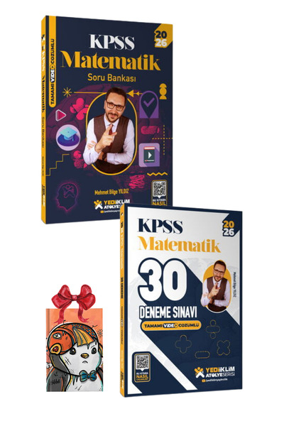 Yediiklim Yayınları 2026 KPSS Atölye Serisi Genel Yetenek Matematik Video Çöz...