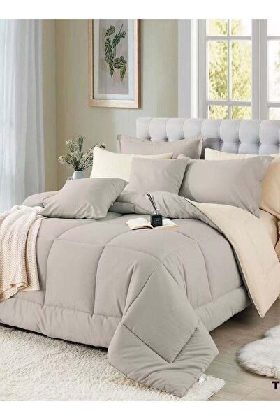 Generic Shiny Flower Cotton Filled Quilt Set