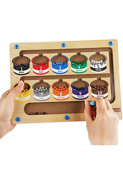 Generic Magnetic Maze for Colors and Numbers