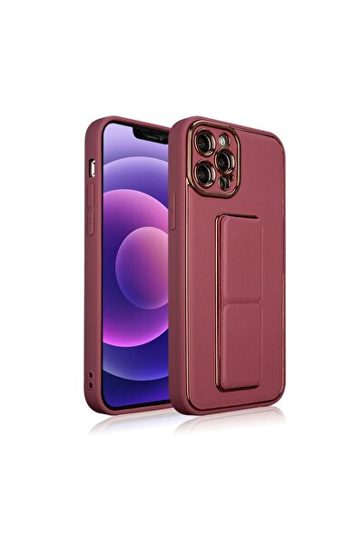 OEM iPhone 13 Pro Red Kickstand Case - Silicone Cover