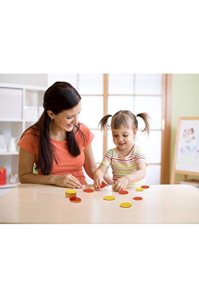 Generic Tommy Home Two-Color Plastic Counter Red/Yellow, Educational Equipmen...