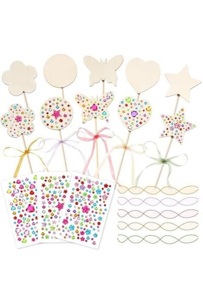 Generic مجموعة عصا سحرية للبنات، اصنعيها بنفسكِ