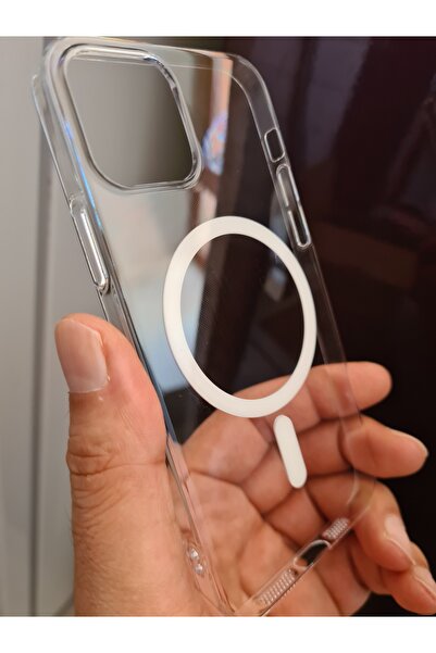 More Gsm iPhone 13 ProMax MagSafe Sararmaz Sert PC Kılıf | Ultra İnce Hafif |...