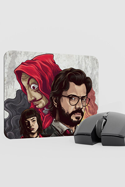 mousepad bastir La Casa De Papel V4 22X18 Gaming Rubber Non-Slip Base Mouse P...