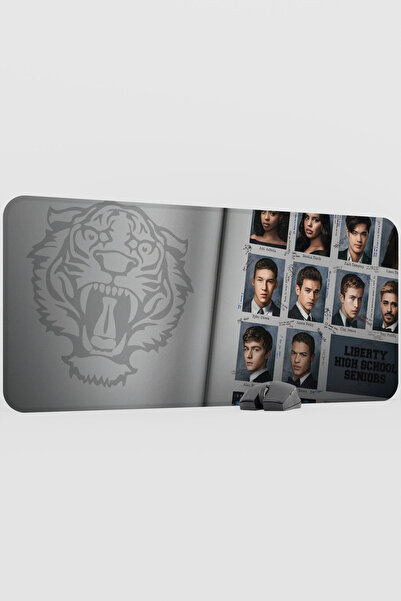 mousepad bastir 13 Reasons Why V3 90X40 XXL Gaming Rubber Non-Slip Base Mouse...