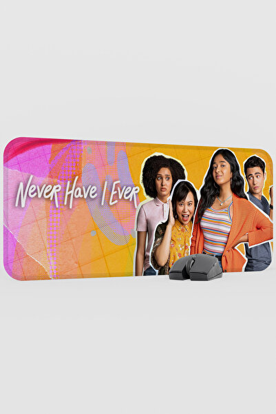 mousepad bastir Never Have I Ever V1 70X30 XL Gaming Rubber Non-Slip Base Mou...