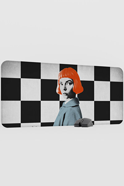 mousepad bastir The Queen's Gambit V2 90X40 XXL Gaming Rubber Non-Slip Base M...