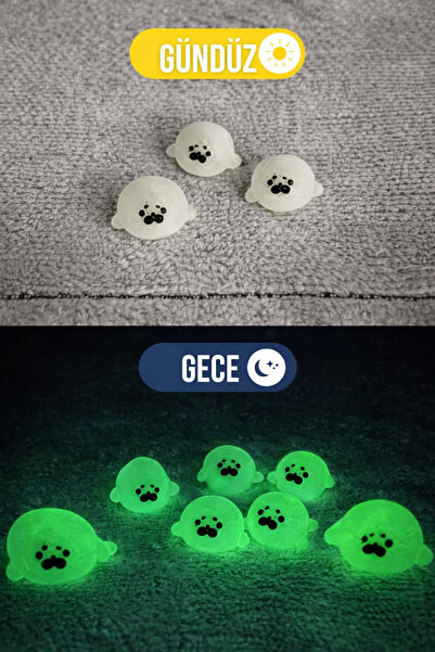 IL-HANST 2'li Karanlıkta Parlayan Minik Fok Balıkları Figürleri