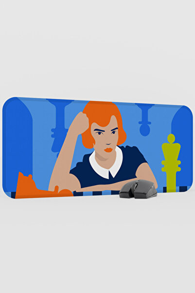 mousepad bastir لوحة ماوس للألعاب The Queen's Gambit V1 مقاس 70×30 سم كبيرة ا...