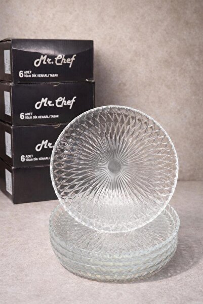 asl living طقم أطباق بيتزا من 6 قطع مقاس 16 سم من مستر شيف إليني