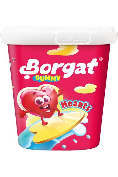 Other Borogat Jelly Hearts Candy, 160 gm