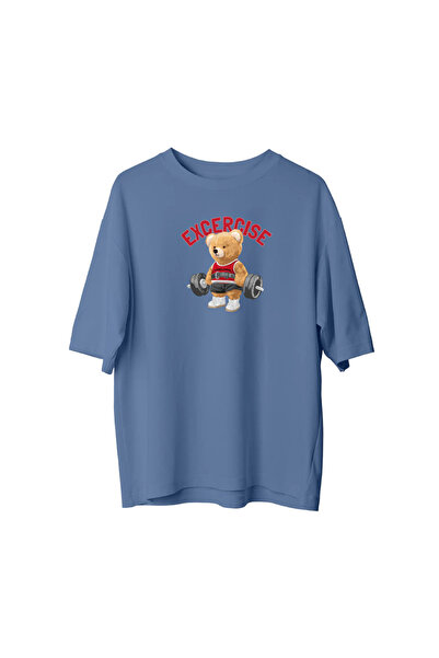 CANDLEMASTORE Gym Bear - Oversize T-Shirt
