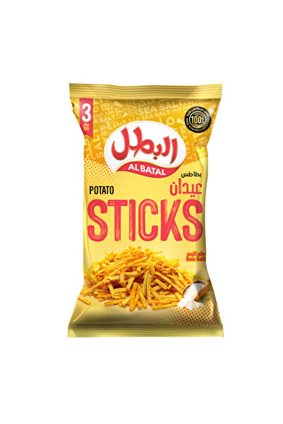 Al Batal أعواد البريتزل بملح البحر، 80 غرام