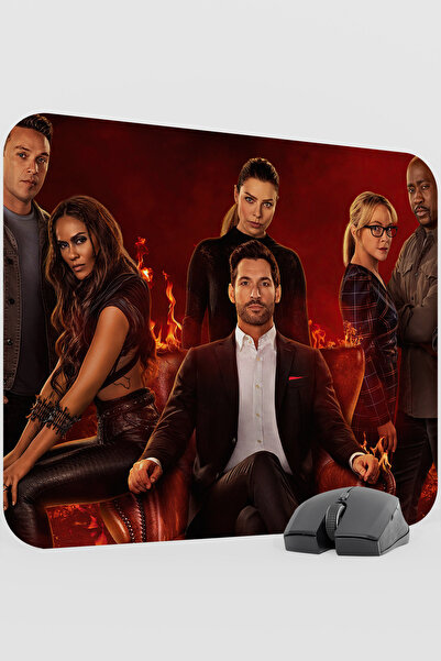 mousepad bastir Lucifer V2 48X40 XL Gaming Rubber Anti-Slip Base Mouse Pad Mo...