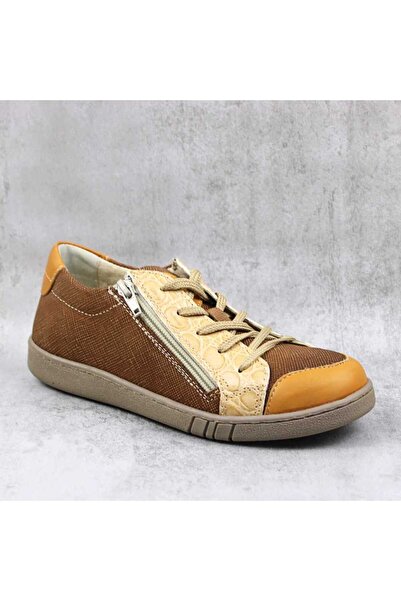 tino Women's casual shoes, made of natural leather, with stitched sole 1864-C...