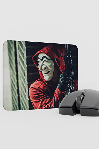 mousepad bastir La Casa De Papel Kore V1 22X18 Gaming Rubber Non-Slip Base Mo...