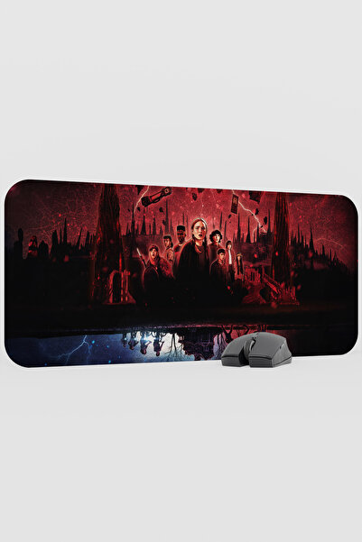 mousepad bastir Stranger Things V1 70X30 XL Gaming Rubber Non-Slip Base Mouse...