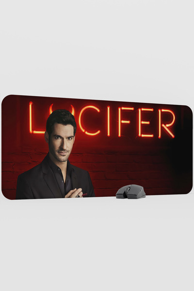 mousepad bastir Lucifer V3 90X40 XXL Gaming Rubber Non-Slip Base Mouse Pad Mo...