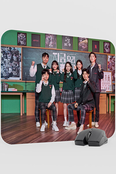 mousepad bastir All of Us Are Dead- K Drama V2 48X40 XL Gaming Rubber Non-Sli...