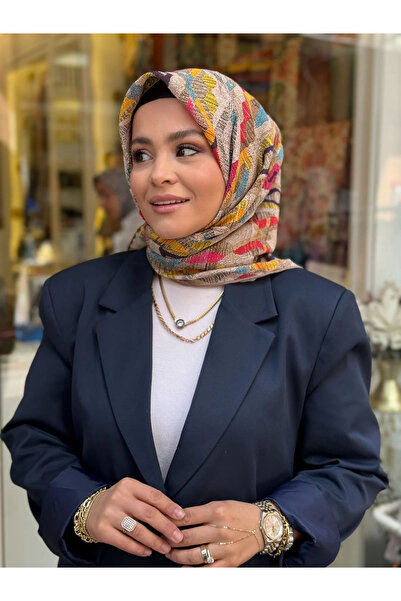 La Boutique Eşarp La Boutique Yaz/Güz Serisi Organik Desenli Eşarp