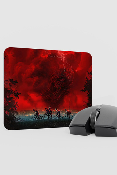 mousepad bastir Stranger Things V4 22X18 Gaming Rubber Non-Slip Base Mouse Pa...