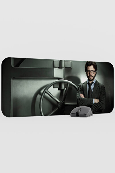mousepad bastir La Casa De Papel-Profesör V3 70X30 XL Gaming Rubber Non-Slip ...