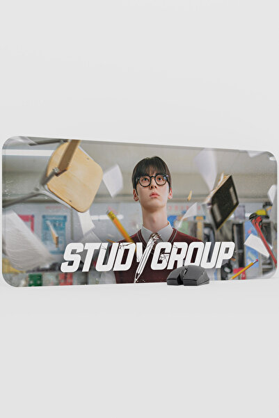 mousepad bastir Study Group K Drama Kdrama V5 90X40 XXL Gaming Rubber Non-Sli...