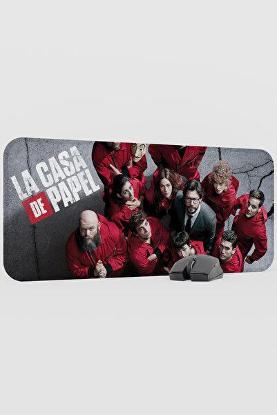 mousepad bastir لوحة ماوس مطاطية للألعاب مقاس 70×30 سم من La Casa de Papel V2...