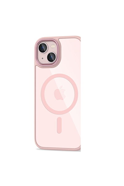 Tech-Protect MagSafe Case for iPhone 15 - Pink/Clear