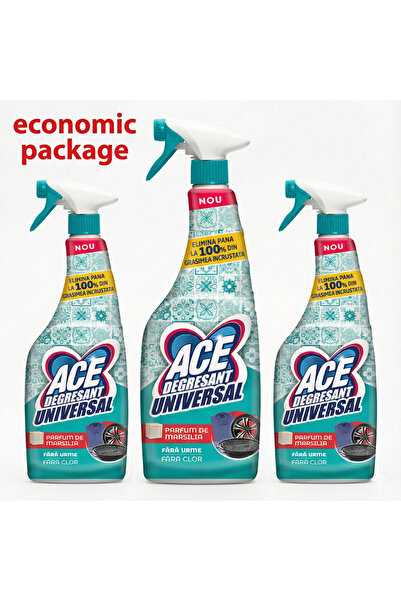 ACE Universal, detergent, spray with Marseille fragrance, 3 x 650 ml