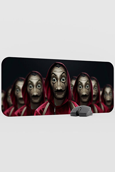 mousepad bastir La Casa De Papel V3 70X30 XL Gaming Rubber Non-Slip Base Mous...