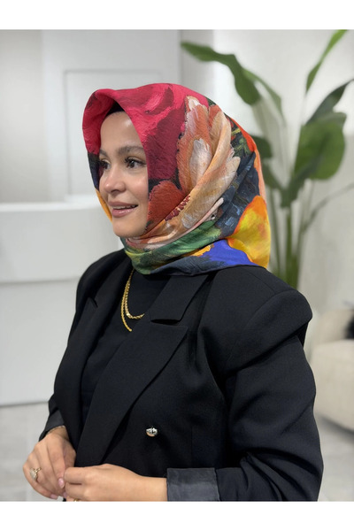 La Boutique Eşarp La Boutique Yaz/Güz Serisi Organik Desenli Eşarp