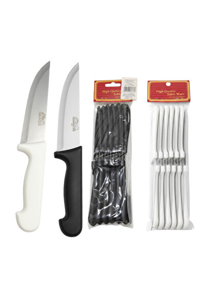 Generic High-quality stainless steel meat and vegetable knife set, size 6 and...