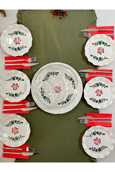 Plus Cookina Kukina Desenli Yılbaşı Pasta Seti