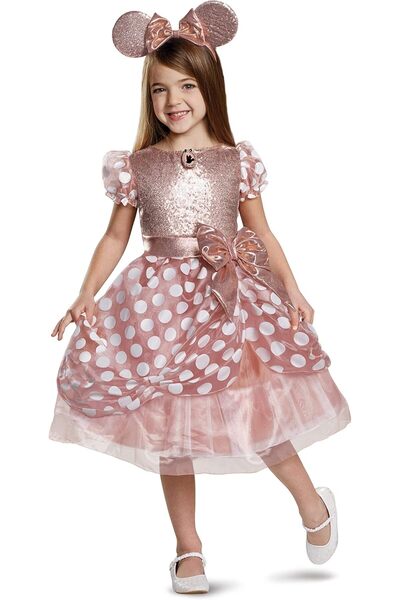 Disguise Deluxe Minnie Mouse Costume for Little Girls