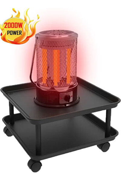 Cady One Square electric heater and warmer with 2 shelves, 2200 watts, for ho...