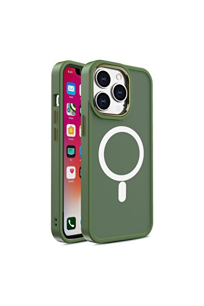 OEM iPhone 15 Plus MagSafe Armor Case - Green