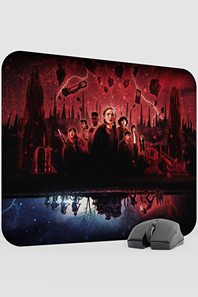 mousepad bastir Stranger Things V1 48X40 XL Gaming Rubber Non-Slip Base Mouse...