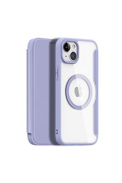 Dux Ducis DuxDucis iPhone 15 Plus Purple Flip Cover, MagSafe