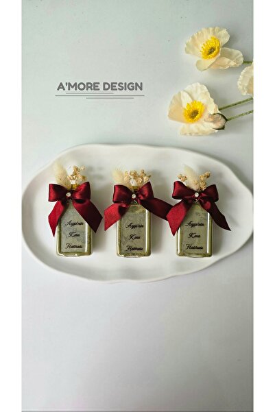 AmoreDesign Kına Hediyelik, Mika Şişede Dağıtmalık Kına | 30 Adet