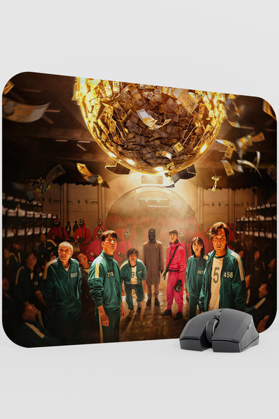 mousepad bastir Squid Game V3 48X40 XL Gaming Rubber Non-Slip Base Mouse Pad ...