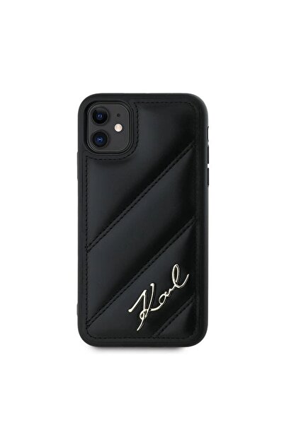 Karl Lagerfeld Quilted Case for iPhone 11/XR - Black