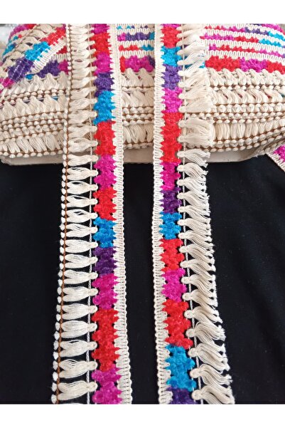 ULUPAMİR Colorful Hand-Woven Fringed Ethnic Ribbon